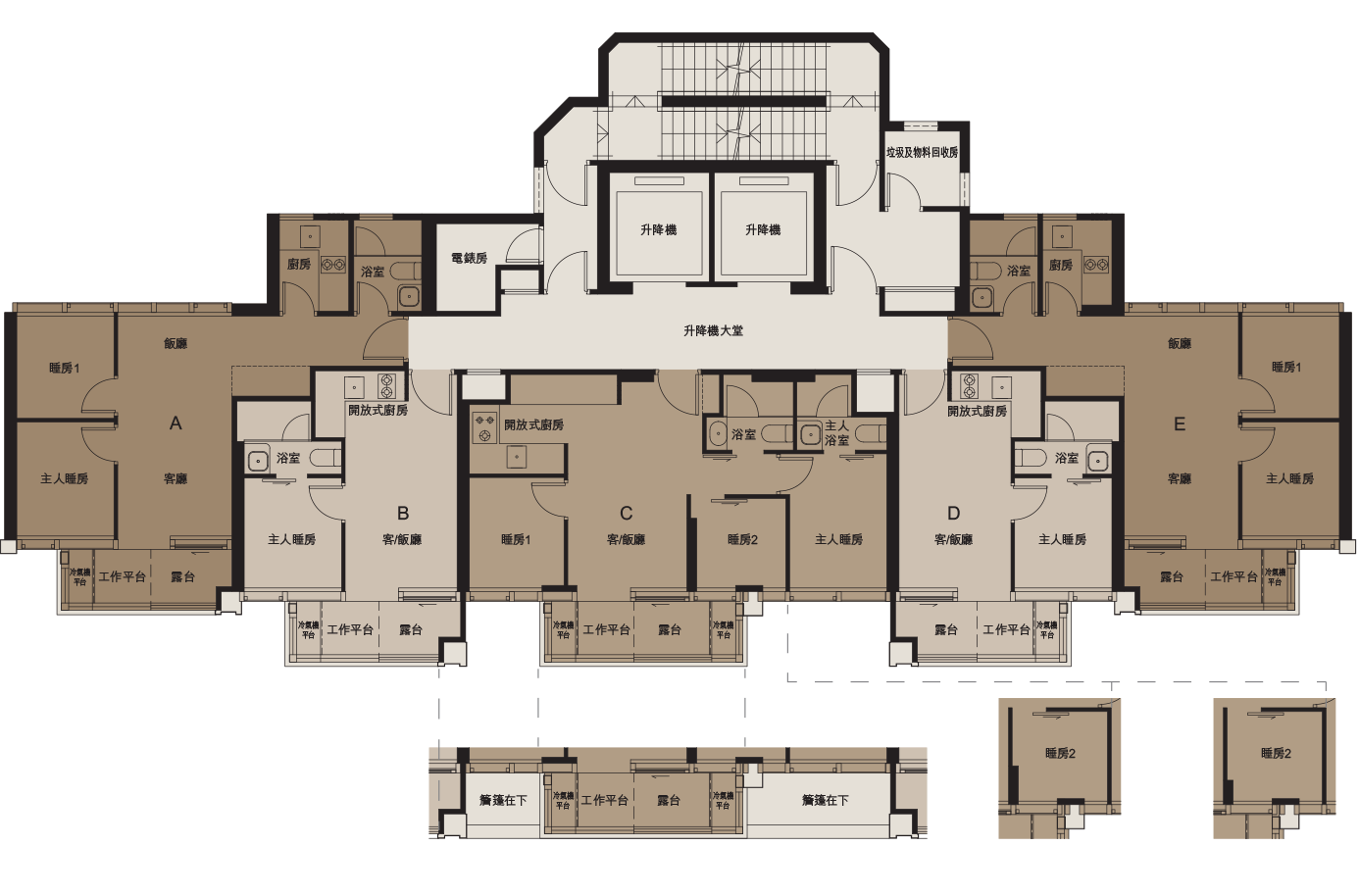 The Queens Floor Plans